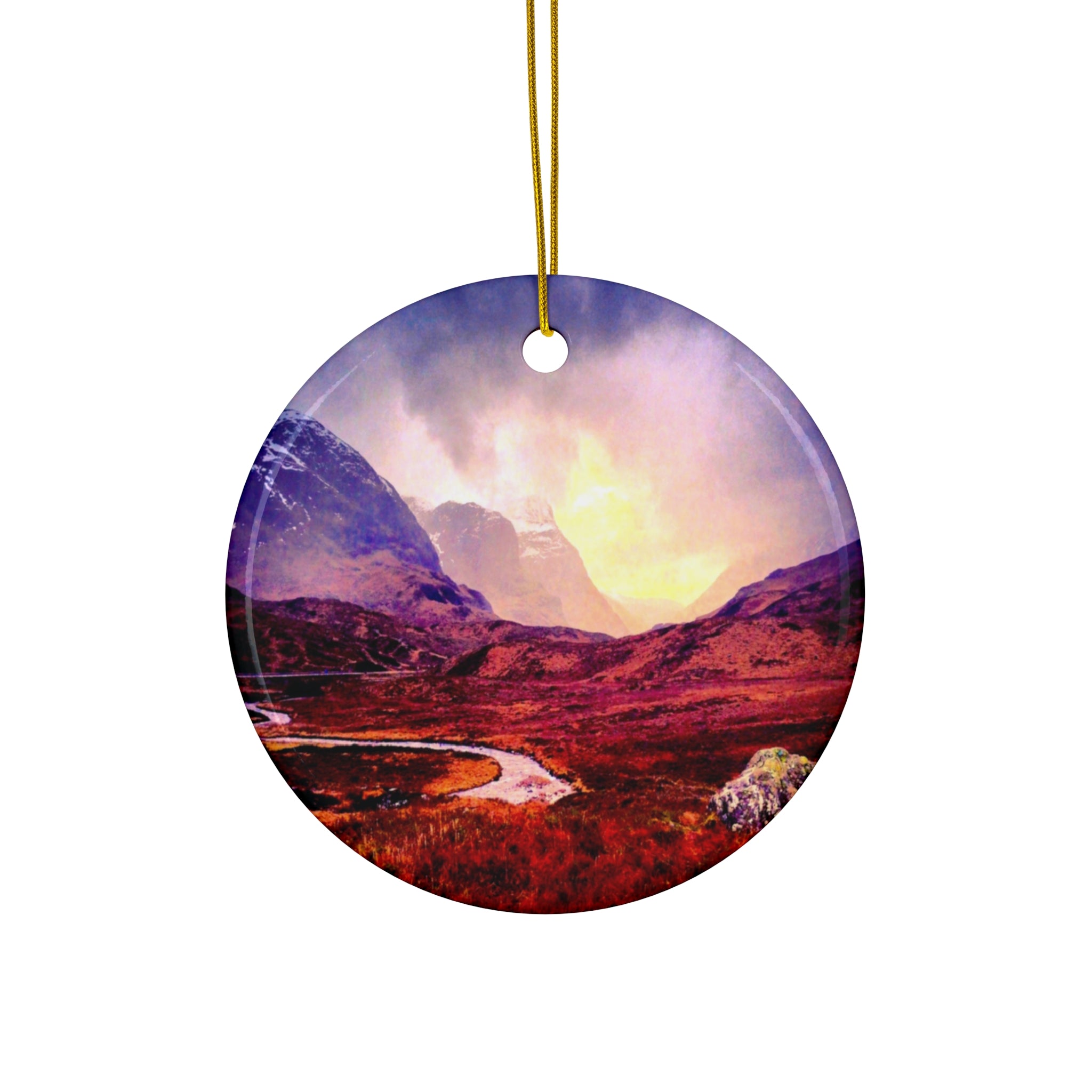 A Brooding Glencoe Ceramic Ornament