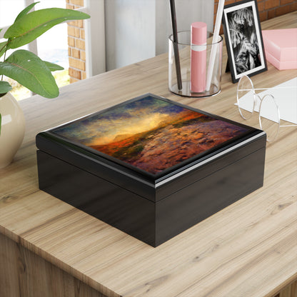 A Brooding Sligachan Skye | Jewellery Box | Scotland | Scottish Art Gifts