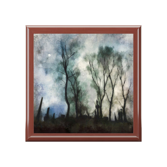 Glasgow Necropolis Moonight Jewellery Box | Scottish Art Gifts