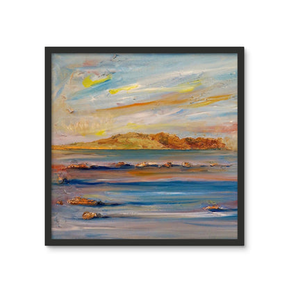 Tiree Dawn Framed Art Tile | Scottish Art Gifts