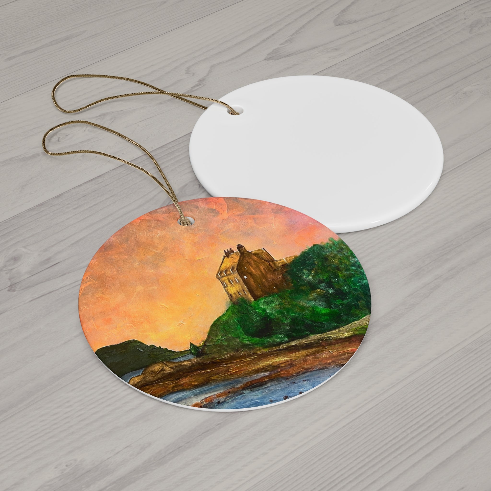 Duntrune Castle Ceramic Ornament.