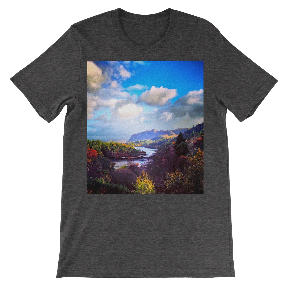 Plockton Unisex Short Sleeve T-Shirt | Scottish Art Gifts