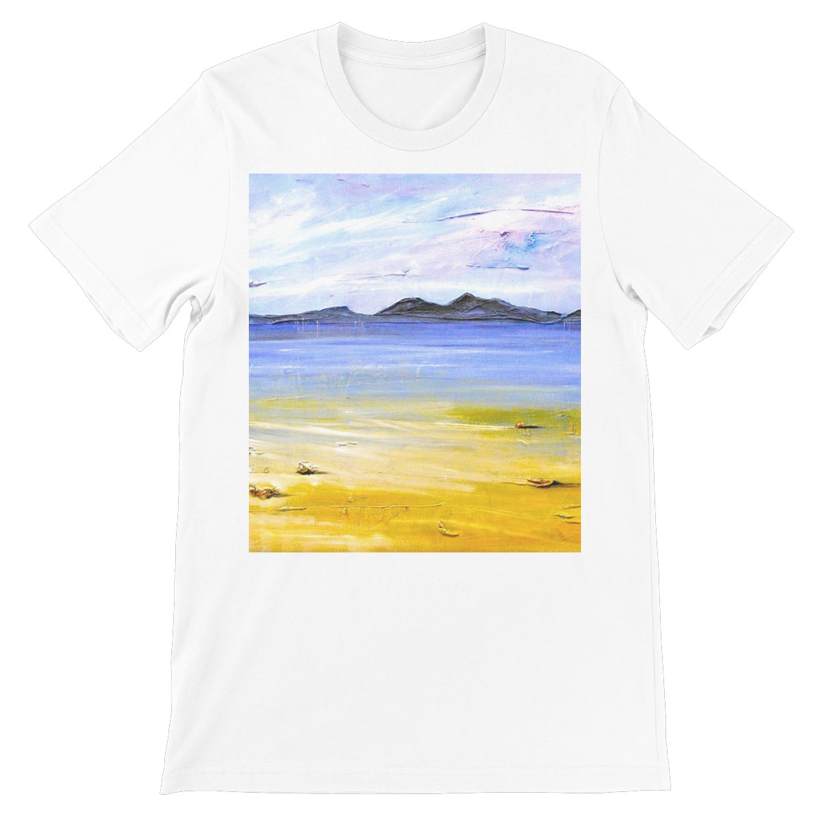 Camusdarach Beach Arisaig Unisex Short Sleeve T-Shirt | Scottish Art Gifts