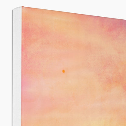Edinburgh Castle Sunset Eco Canvas | Scottish Art Gifts