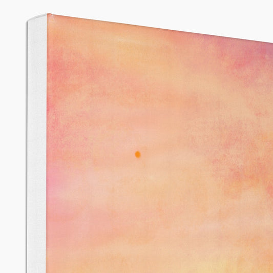 Edinburgh Castle Sunset Eco Canvas | Scottish Art Gifts