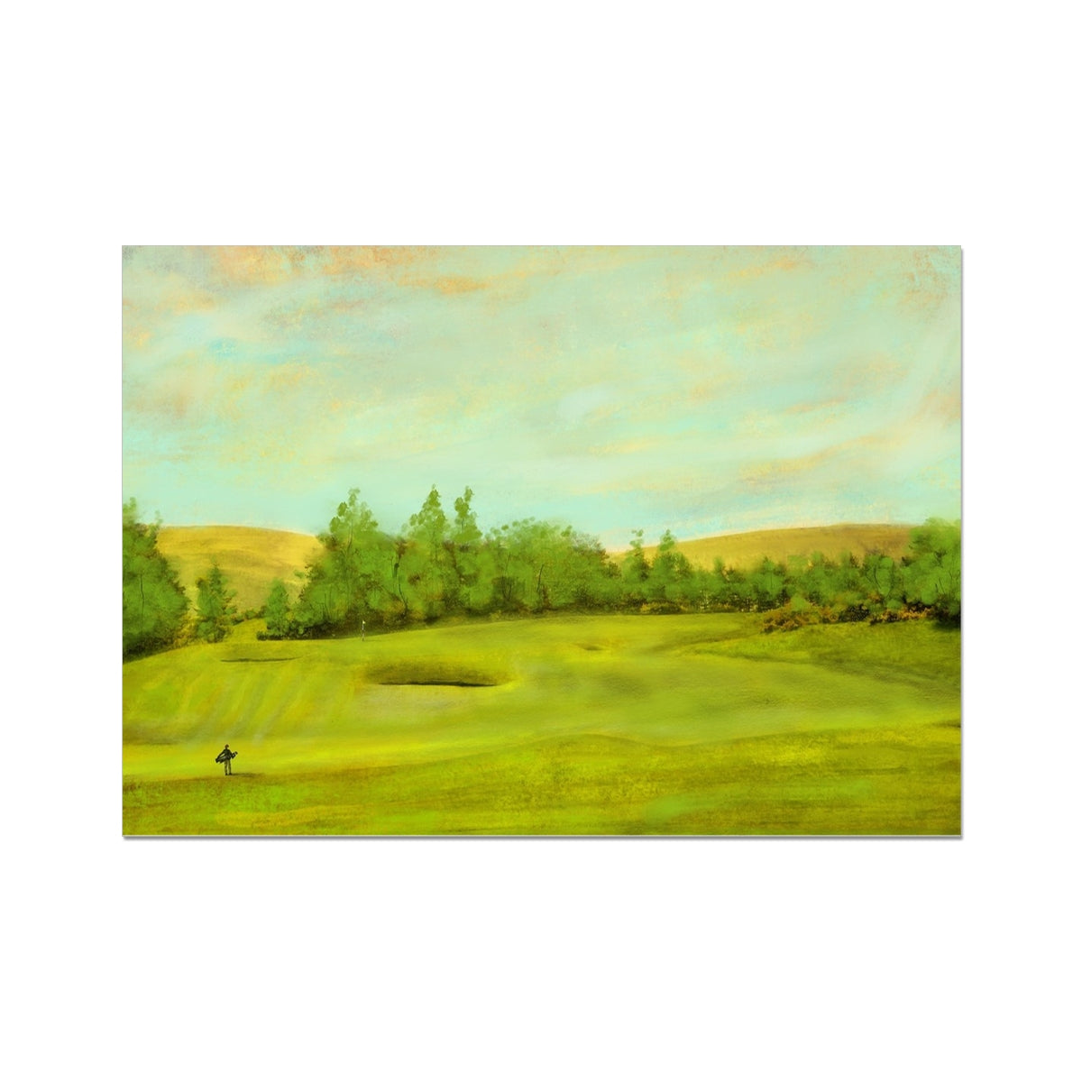 Gleneagles King's Golf Course, das 1. Gemälde | Kunstdruck