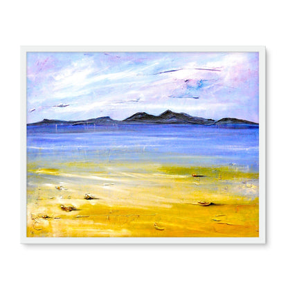 Camusdarach Beach Arisaig Framed Art Tile | Scottish Art Gifts