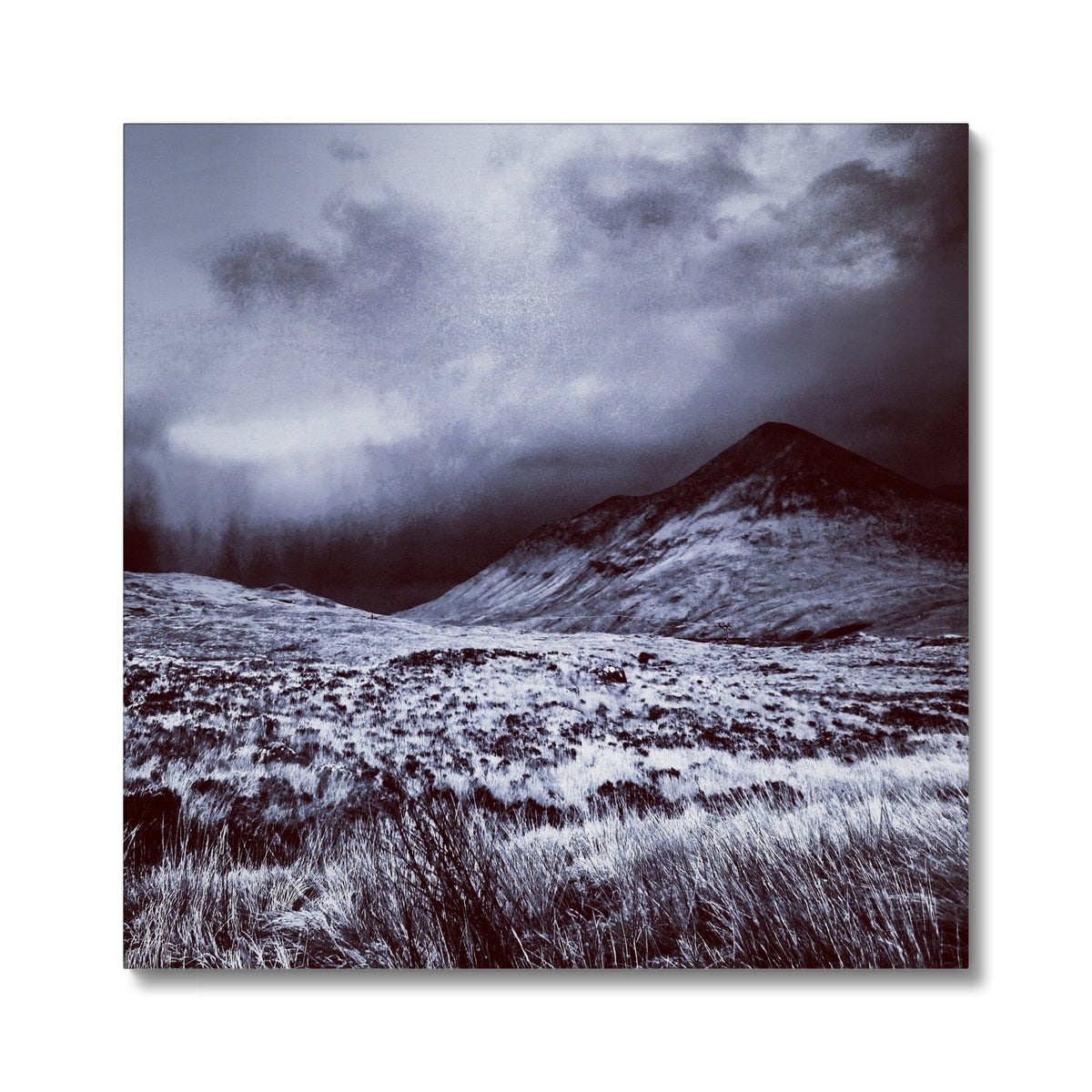 A Brooding Glen Varagil Skye Painting | Canvas From Scotland-Contemporary Stretched Canvas Prints-Skye Art Gallery-24"x24"-Paintings, Prints, Homeware, Art Gifts From Scotland By Scottish Artist Kevin Hunter