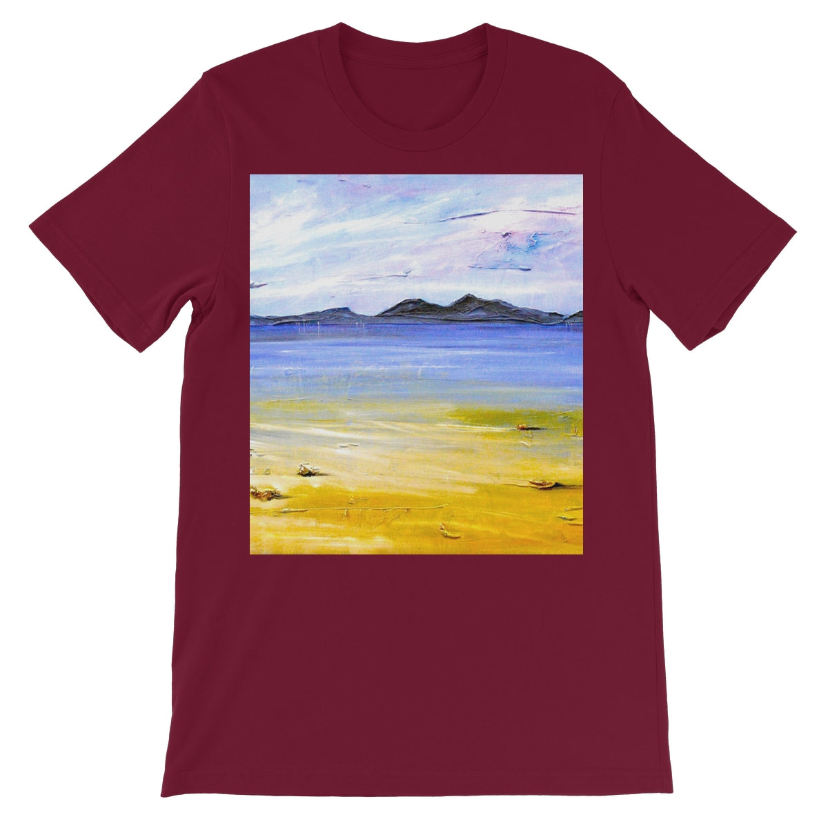 Camusdarach Beach Arisaig Unisex Short Sleeve T-Shirt | Scottish Art Gifts