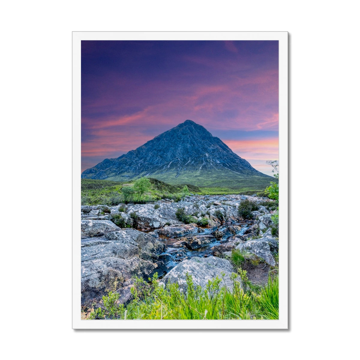 Buachaille Etive Mor Dawn Glencoe Scottish Landscape Photography | Framed Print