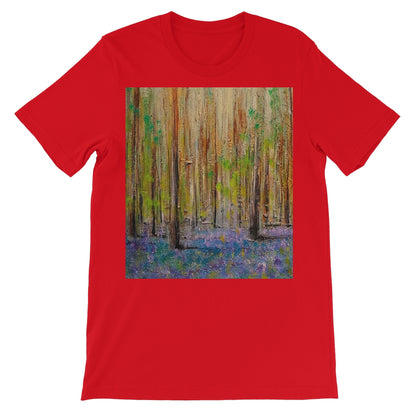Highland Bluebells Unisex Short Sleeve T-Shirt | Scottish Art Gifts