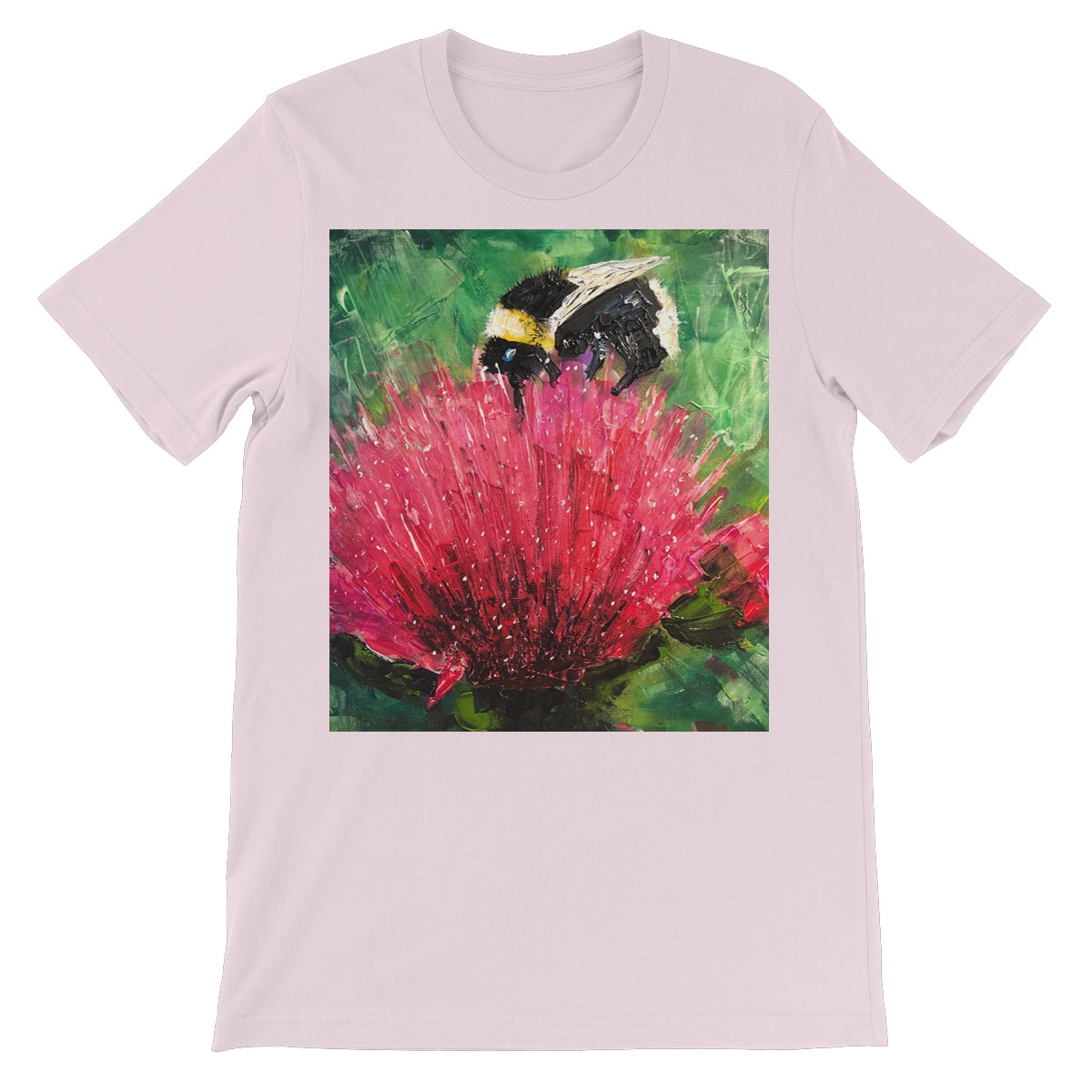 The Thistle & The Bee Unisex Short Sleeve T-Shirt | Scottish Art Gifts