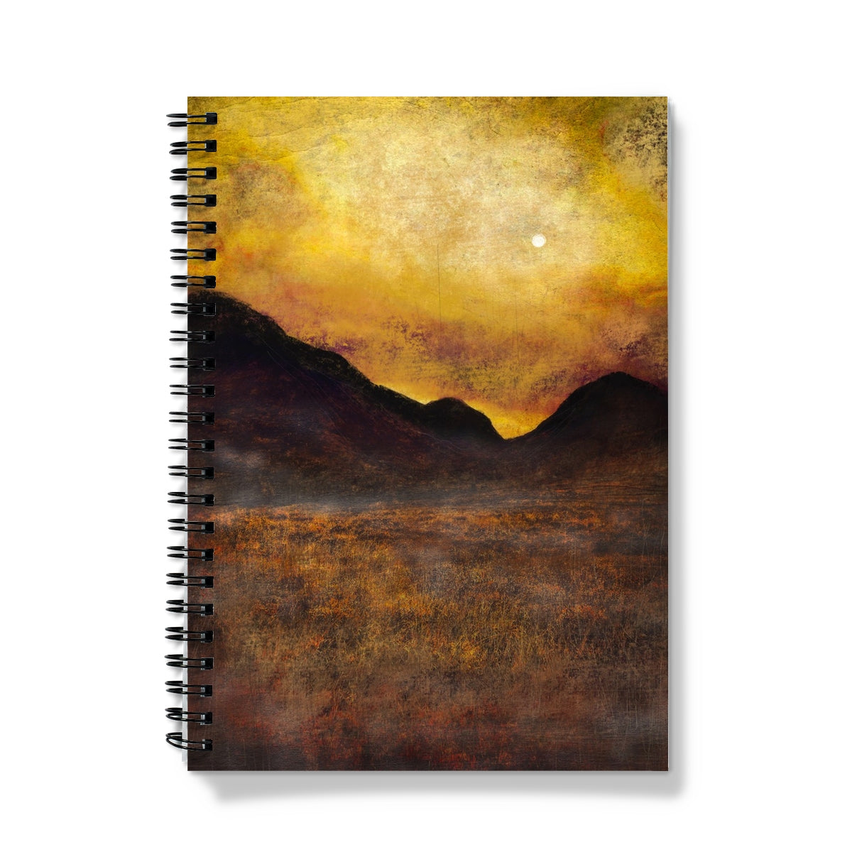 Glencoe Moonlight Notebook | Scottish Art Gifts