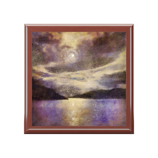 Moonlight Meets Lewis & Harris Jewellery Box | Scottish Art Gifts