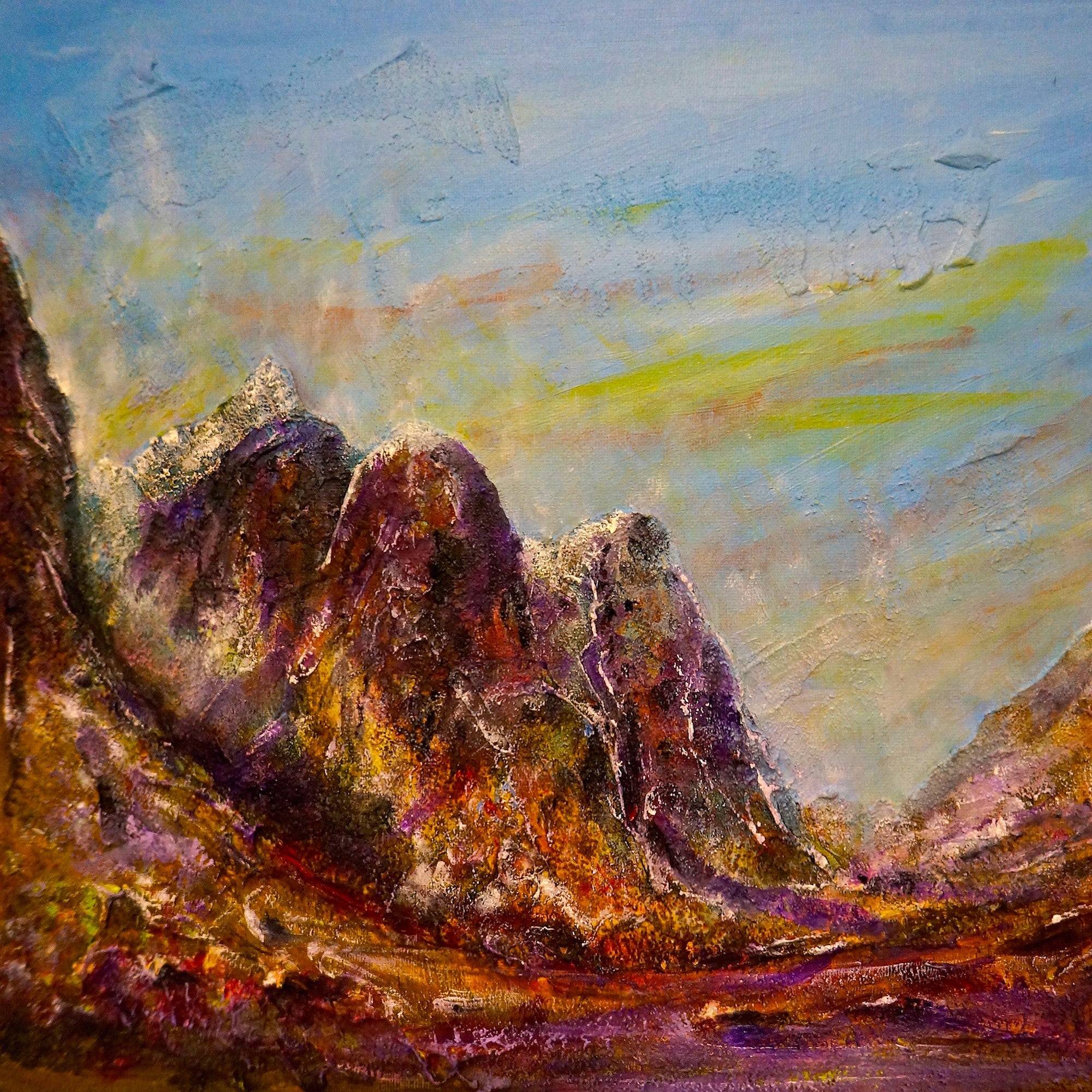 Talisker Bay Skye Holzkunstblock