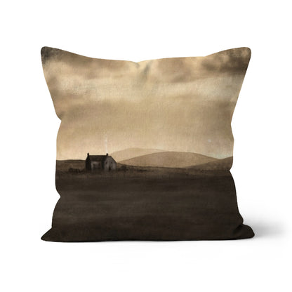 A Moonlit Croft Cushion | Scottish Art Gifts