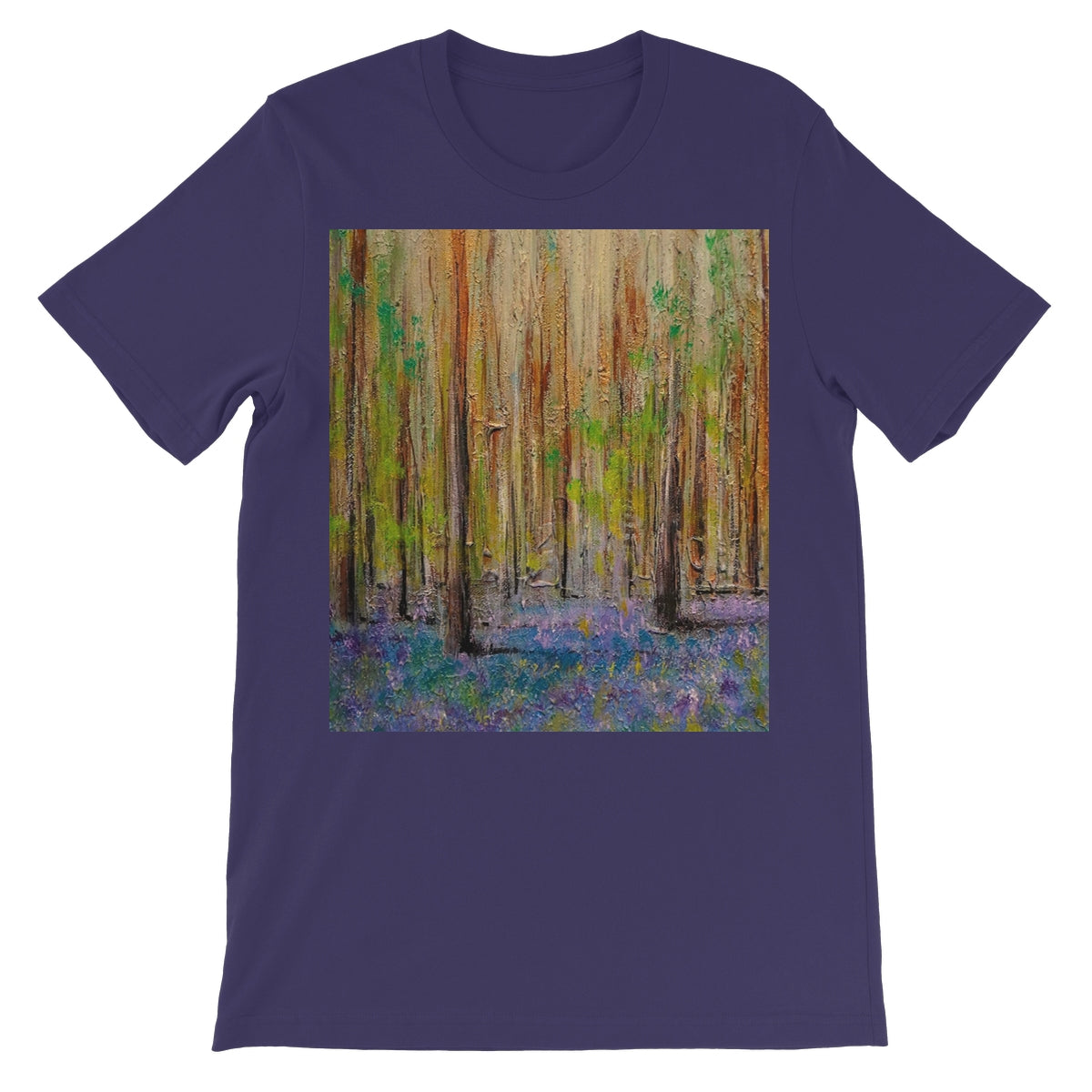 Highland Bluebells Unisex Short Sleeve T-Shirt | Scottish Art Gifts