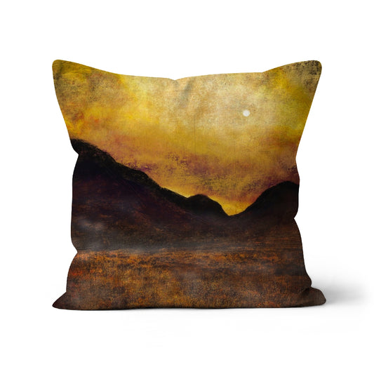 Glencoe Moonlight Cushion | Scottish Art Gifts