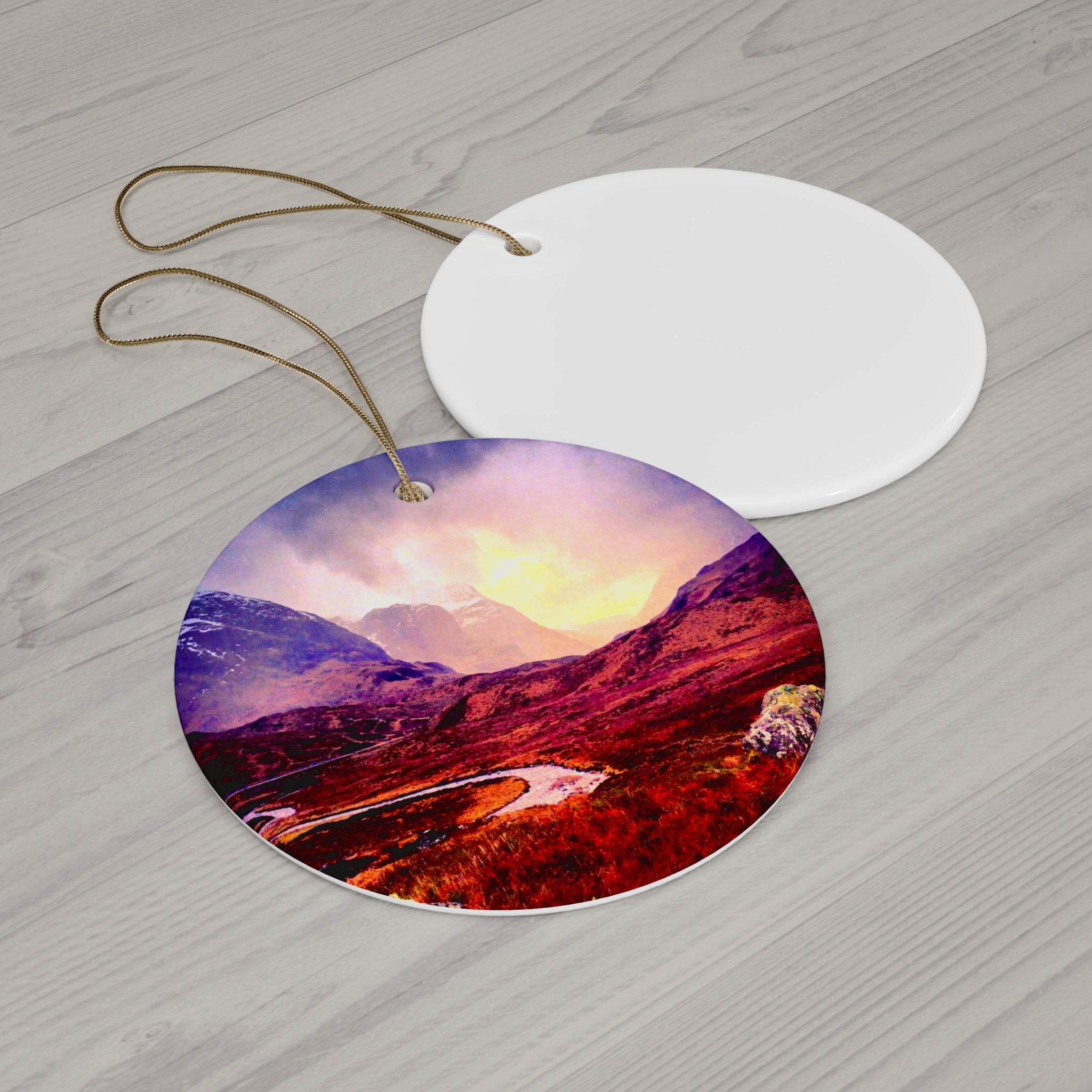 A Brooding Glencoe Ceramic Ornament