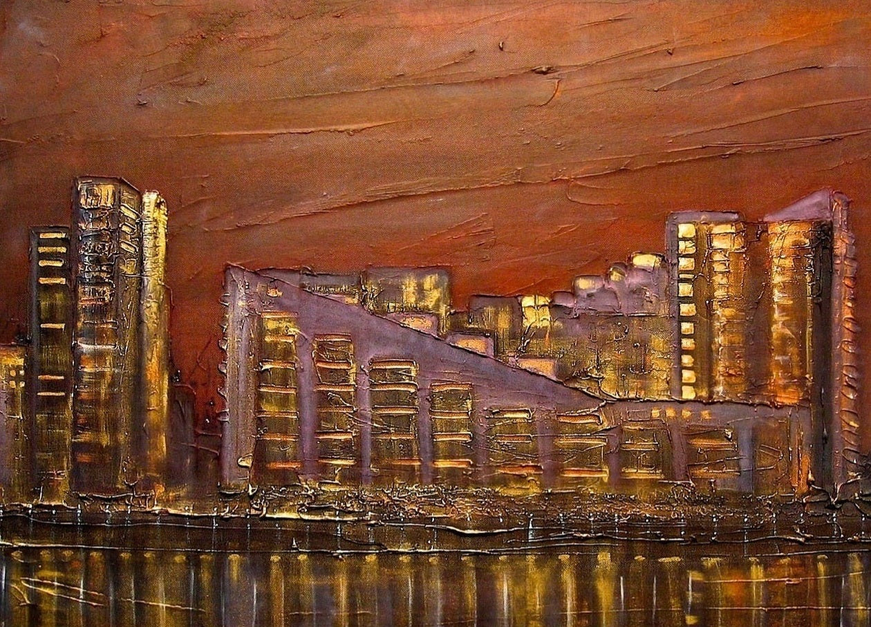 Glasgow Harbour Flats Art Prints