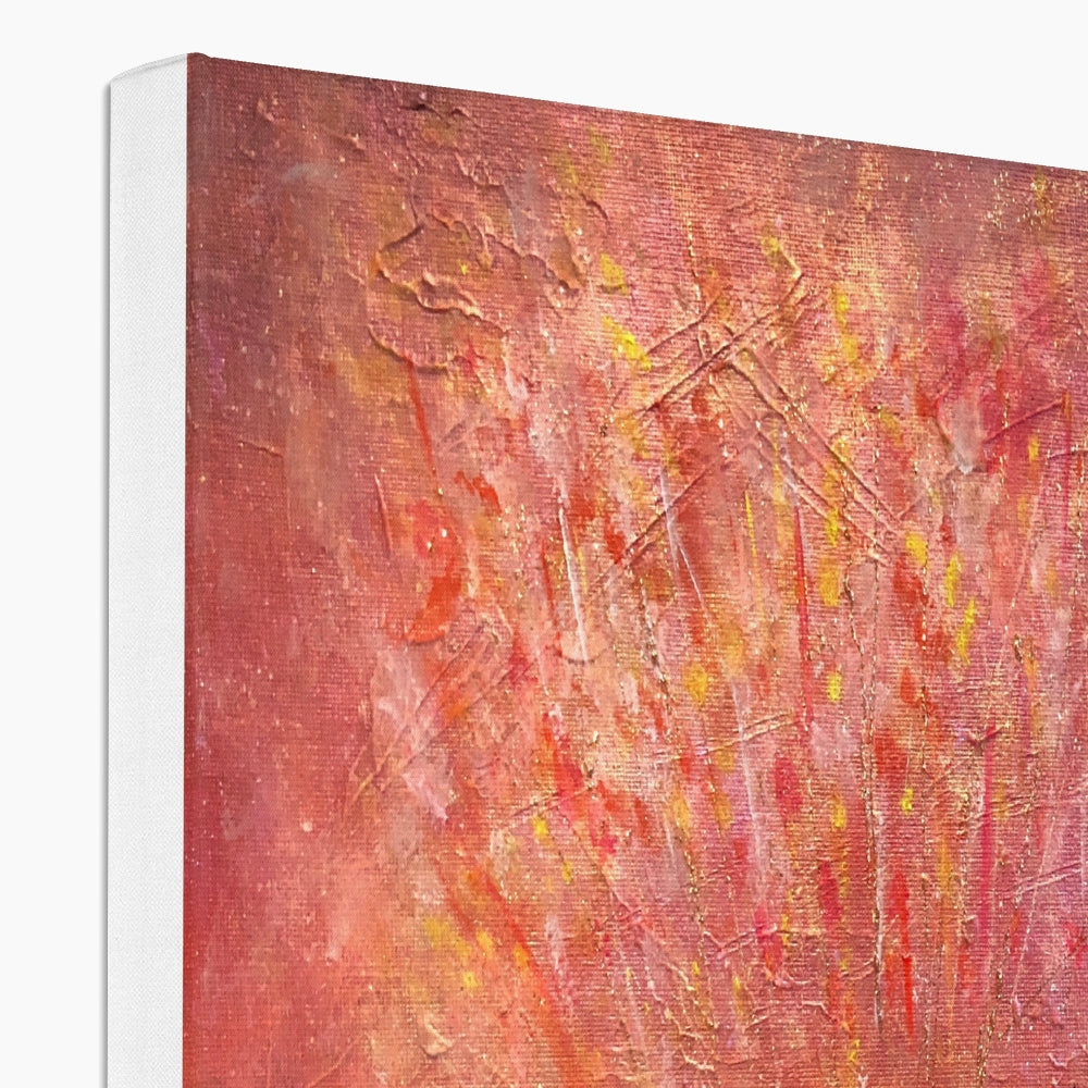 Edinburgh Castle Fireworks Eco Canvas | Scottish Art Gifts