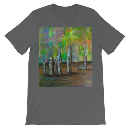 Callanish Northern Lights Lewis Unisex Short Sleeve T-Shirt | Scottish Art Gifts