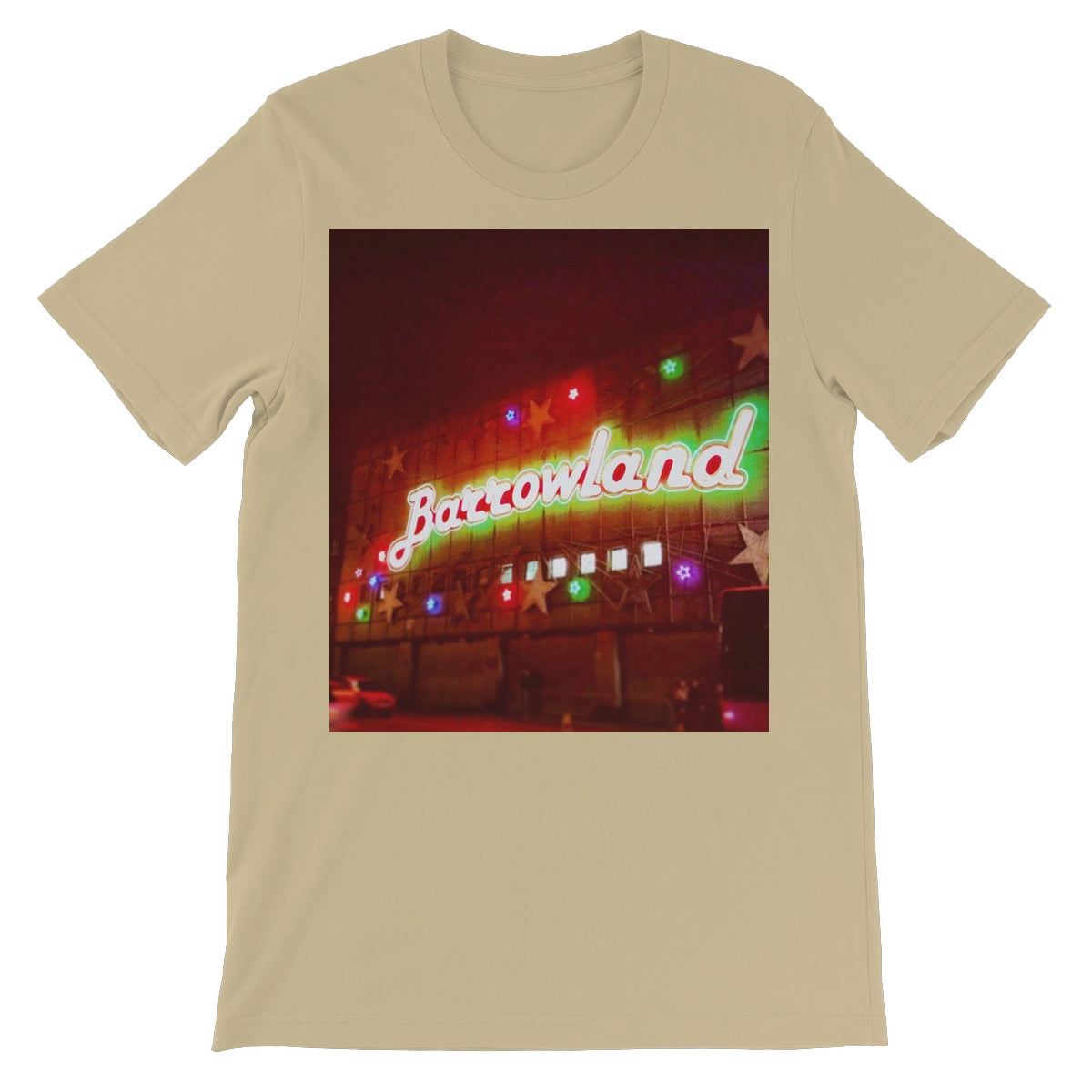 A Neon Glasgow Barrowlands Unisex Short Sleeve T-Shirt | Scottish Art Gifts
