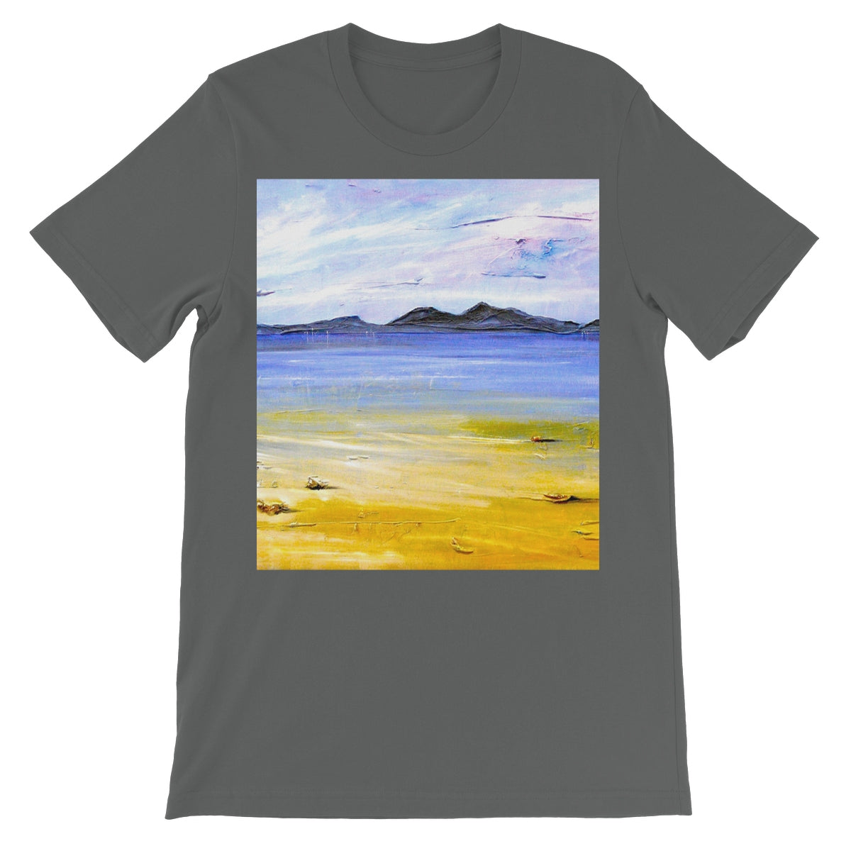 Camusdarach Beach Arisaig Unisex Short Sleeve T-Shirt | Scottish Art Gifts