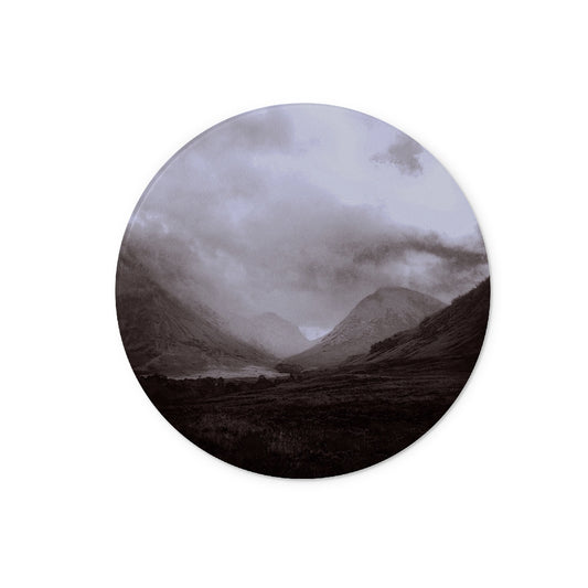 Glencoe Mist Glass Chopping Board | Scottish Art Gifts
