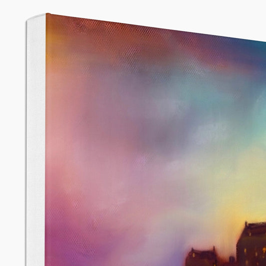 Eilean Donan Castle Sunset Eco Canvas | Scottish Art Gifts