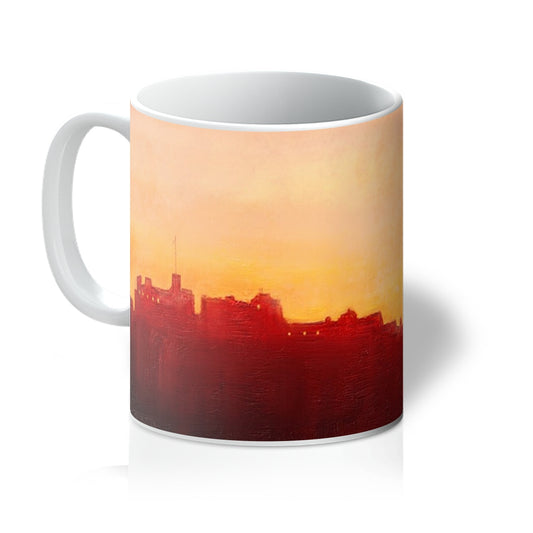 Edinburgh Castle Sunset Mug | Scottish Art Gifts