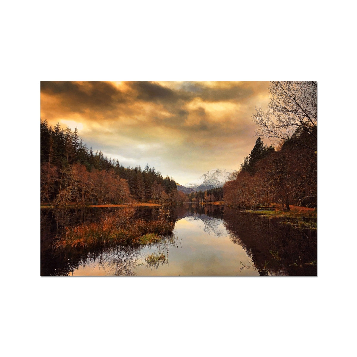 Glencoe Lochan Dusk Scottish Landscape Photography | Fine Art Print