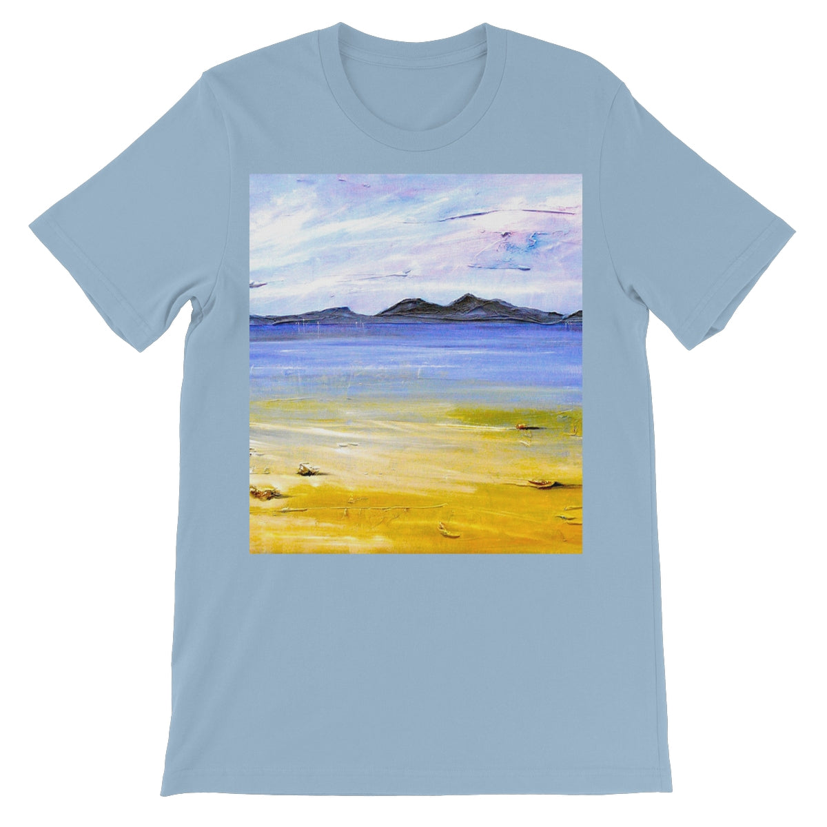 Camusdarach Beach Arisaig Unisex Short Sleeve T-Shirt | Scottish Art Gifts