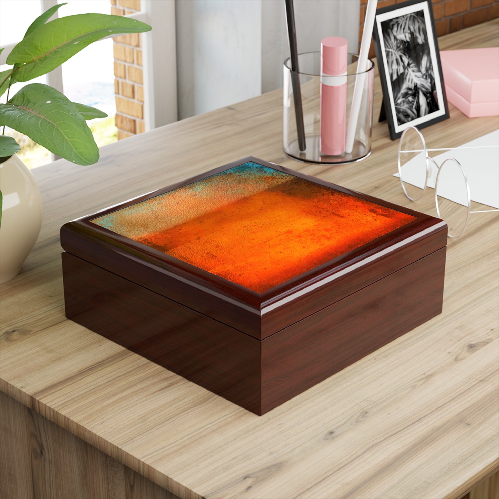 Sunset Horizon Jewellery Box | Scottish Art Gifts