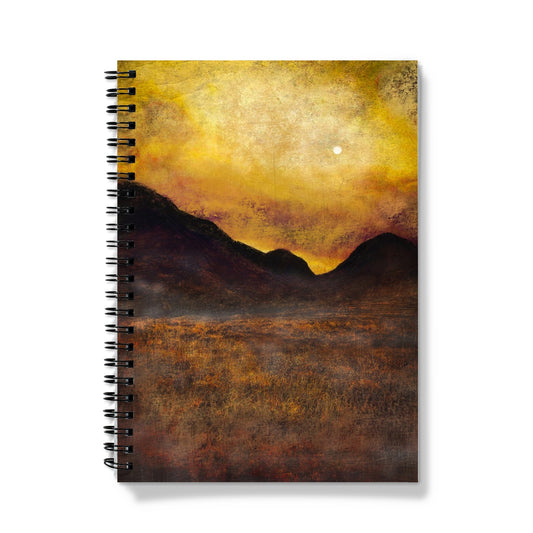 Glencoe Moonlight Notebook | Scottish Art Gifts