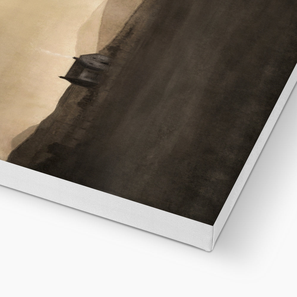 A Moonlit Croft Eco Canvas | Scottish Art Gifts
