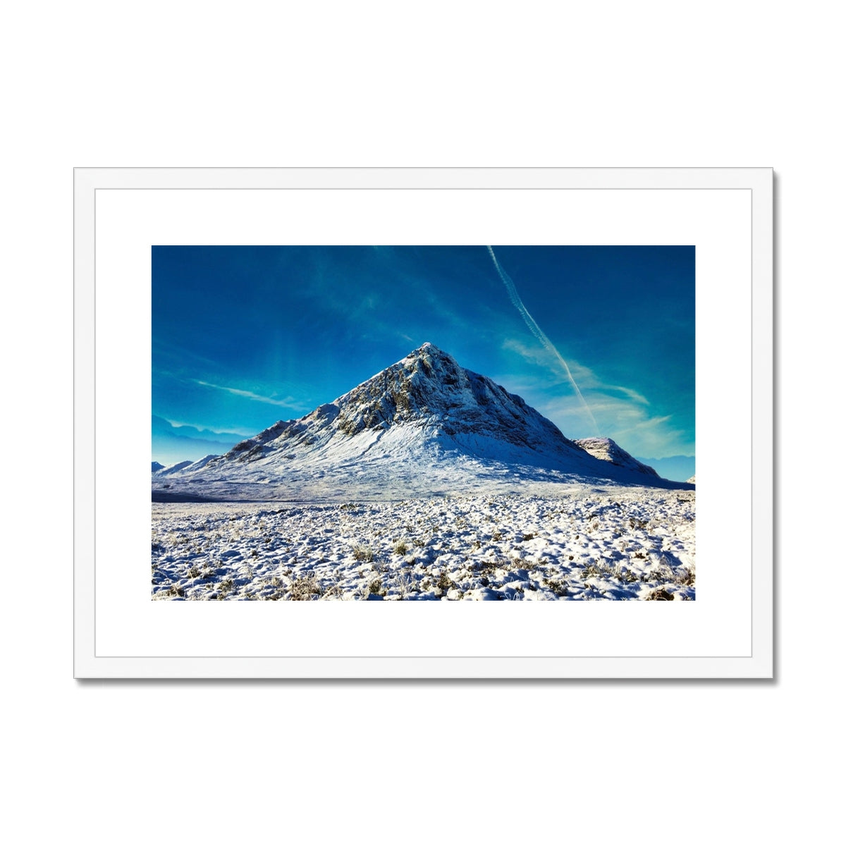 Buachaille Etive Mor Snow Glencoe Scottish Landscape Photography | Framed & Mounted Prints From Scotland