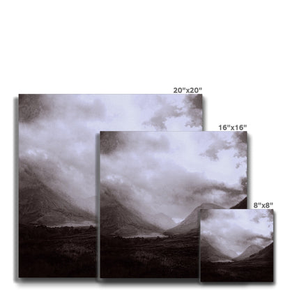 Glencoe Mist Eco Canvas | Scottish Art Gifts