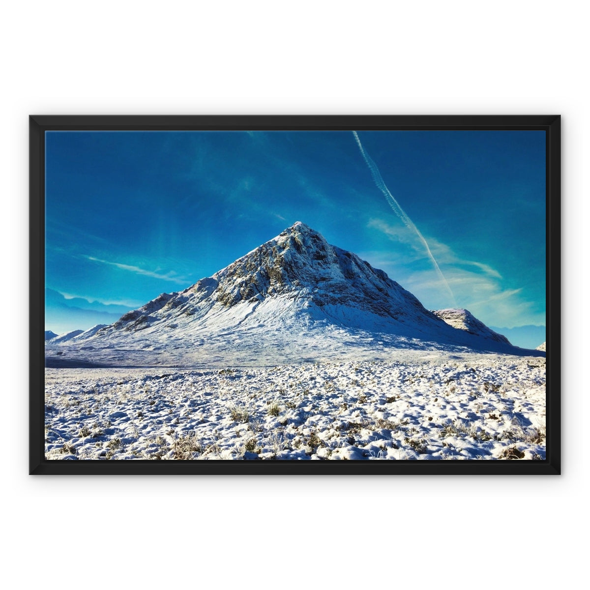 Buachaille Etive Mor Snow Glencoe Scottish Landscape Photography | Framed Canvas Prints From Scotland Prints From Scotlands From Scotland