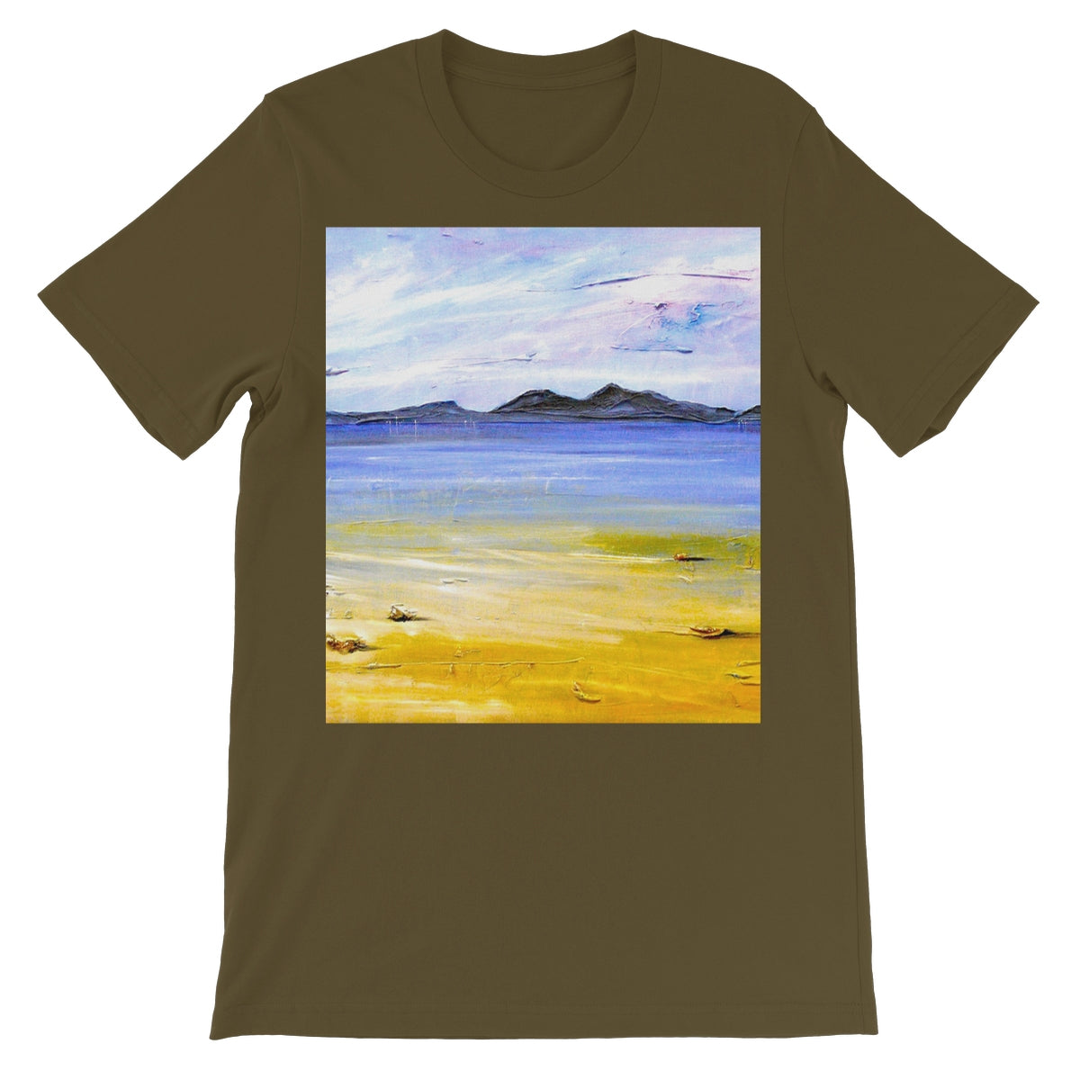 Camusdarach Beach Arisaig Unisex Short Sleeve T-Shirt | Scottish Art Gifts