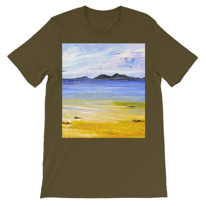 Camusdarach Beach Arisaig Unisex Short Sleeve T-Shirt | Scottish Art Gifts