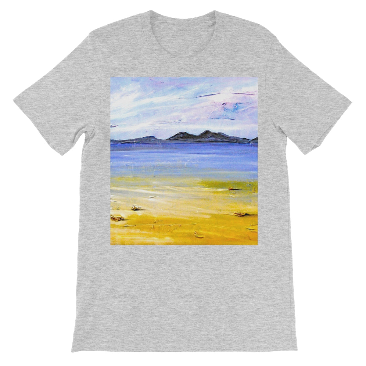 Camusdarach Beach Arisaig Unisex Short Sleeve T-Shirt | Scottish Art Gifts