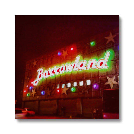 A Neon Glasgow Barrowlands Eco Canvas | Scottish Art Gifts