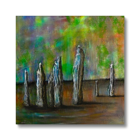 Callanish Northern Lights Lewis Eco Canvas | Scottish Art Gifts