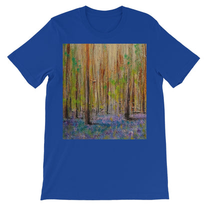 Highland Bluebells Unisex Short Sleeve T-Shirt | Scottish Art Gifts