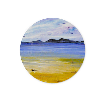 Camusdarach Beach Arisaig Glass Chopping Board | Scottish Art Gifts