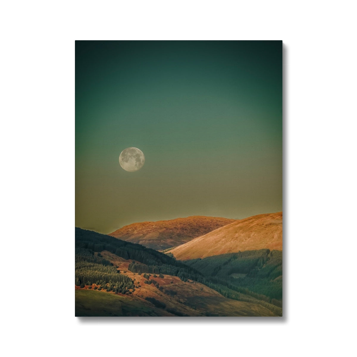 Argyll Moon Scottish Landscape Photography | Canvas Prints From Scotland Prints From Scotlands From Scotland