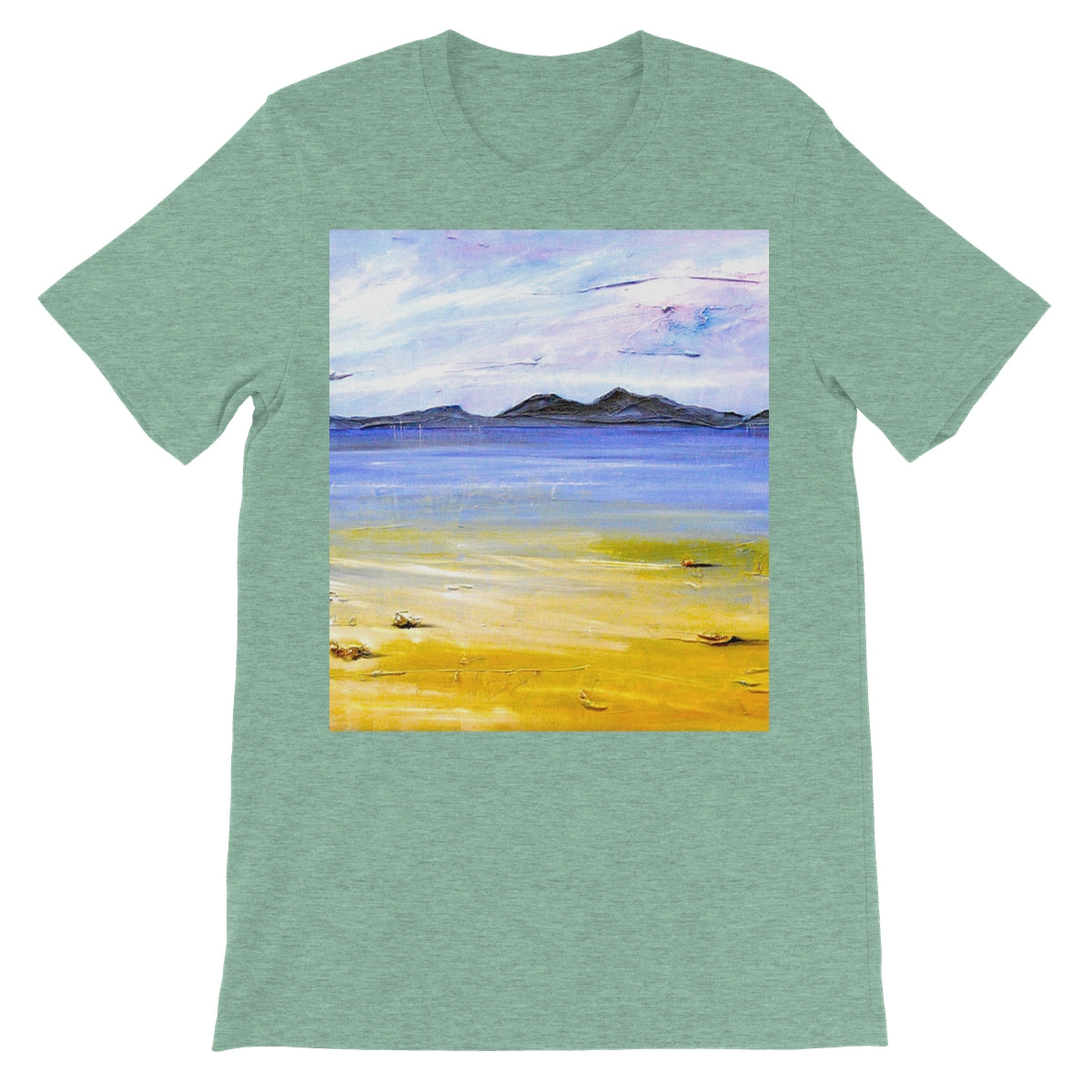Camusdarach Beach Arisaig Unisex Short Sleeve T-Shirt | Scottish Art Gifts