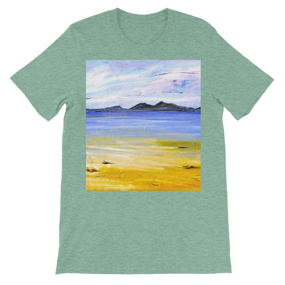 Camusdarach Beach Arisaig Unisex Short Sleeve T-Shirt | Scottish Art Gifts