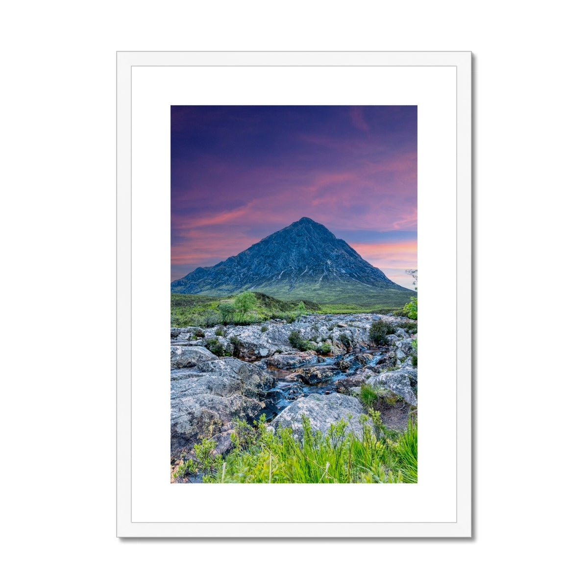 Buachaille Etive Mor Dawn Glencoe Scottish Landscape Photography | Framed & Mounted Prints From Scotlands From Scotland